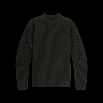 Royal Robbins Rockcraft Wool Crew Trui Heren Black Olive Htr M