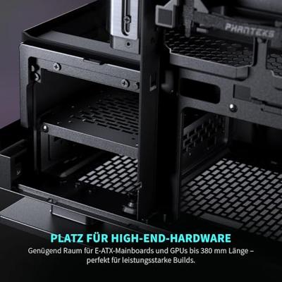 Phanteks PH-ES524XTG_DBK01 Midi-tower Behuizing, Gaming-behuizing, PC-behuizing Zwart