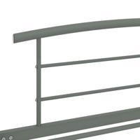 Bedframe metaal grijs 100x200 cm - thumbnail