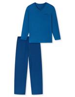 Schiesser Schiesser Heren Pyjama Long aquarium 181154 54/XL - thumbnail