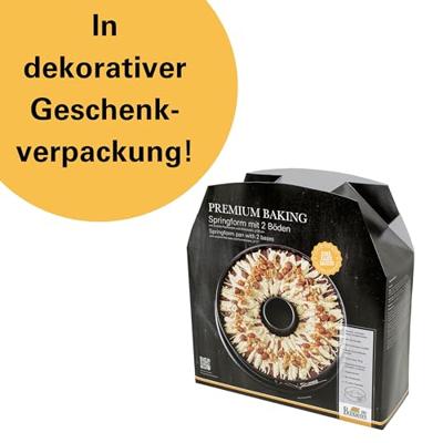 Birkmann Springvorm Premium Baking met 2 Bodems - Geëmailleerde bodem - PFOA-vrij - ø 28 cm