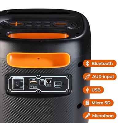 Denver BPS-165 Bluetooth luidspreker AUX, SD, USB Zwart