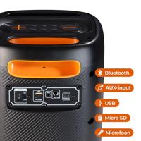Denver BPS-165 Bluetooth luidspreker AUX, SD, USB Zwart - thumbnail