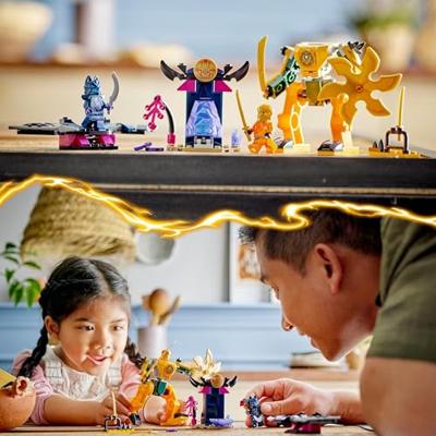 LEGO 71804 NINJAGO Arins vechtrobot, Ninjaspeelgoed met Arin minifiguren met mini-Katana en robots - thumbnail
