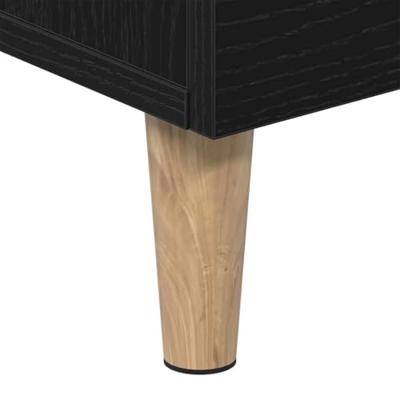 Tv-kast Zwart eiken 150 x 30 x 50 cm Bewerkt hout
