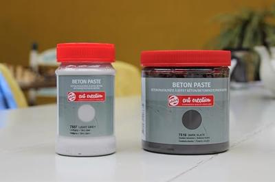 Talens art creation beton pasta pot 100ml lichtgrijs 7507