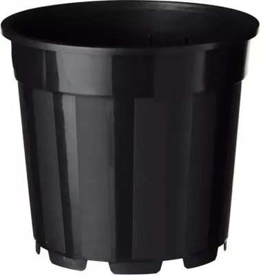 Nature container met afwatering zwart 4.5 liter 2 stuks Nature container met afwatering zwart 4.5 liter 2 stuks