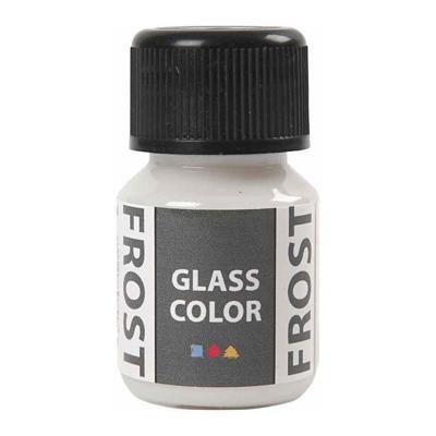 Creativ Company Glass color frost verf - wit, 30ml