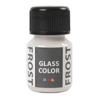 Creativ Company Glass color frost verf - wit, 30ml - thumbnail