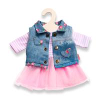 Heless Poppenjurk met giletje, 35-45 cm - thumbnail