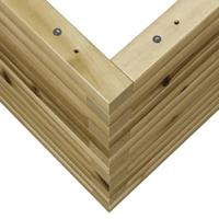 VidaXL Plantenbak 70x40x45,5 cm geïmpregneerd grenenhout - thumbnail