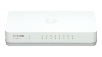 D-Link GO-SW-8GE - Switch - niet beheerd - 8 x 10/100/1000 - Desktop