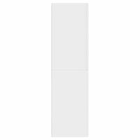 Tv-meubel 30,5x30x110 cm bewerkt hout wit - thumbnail