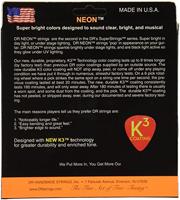 DR Strings NOB-45 Hi-Def Neon orange 45-105 set snaren voor elektrische basgitaar - thumbnail