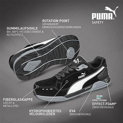 Puma werkschoenen Airtwist S3 laag blauw maat 40
