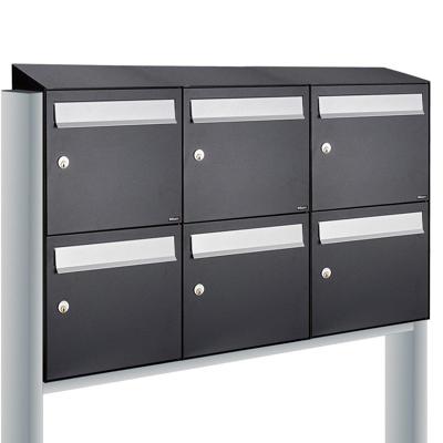 Allux Flow Set 3-Breed, 2-Hoog Met Dak Op Statief Zwart - 40040070_3x2ds