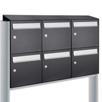 Allux Flow Set 3-Breed, 2-Hoog Met Dak Op Statief Zwart - 40040070_3x2ds - thumbnail