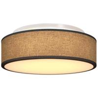 VidaXL Plafonnière met schijnwerpers zwart 38 x 38 x 13,5 cm stof - thumbnail