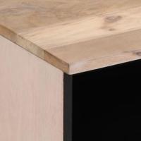 Nachtkastjes 2 st 40x34x46 cm massief gebleekt mangohout - thumbnail