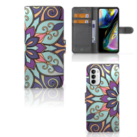 Motorola Moto G52 | Moto G82 Hoesje Purple Flower - thumbnail