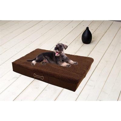 Sun Garden buddy orthopedisch hondenkussen 72x50x8cm donkerbruin