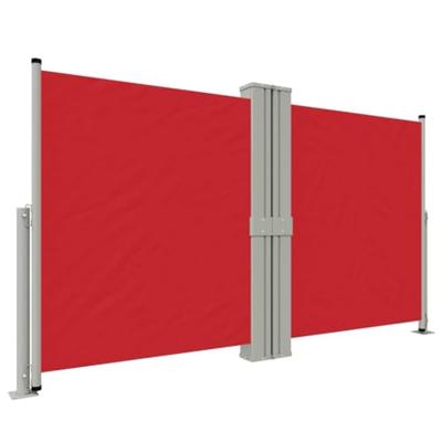 VidaXL Windscherm uittrekbaar 140x1200 cm rood