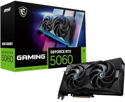 VGA MSI GeForce RTX 5060 8G GAMING OC VGA MSI GeForce RTX 5060 8G GAMING OC