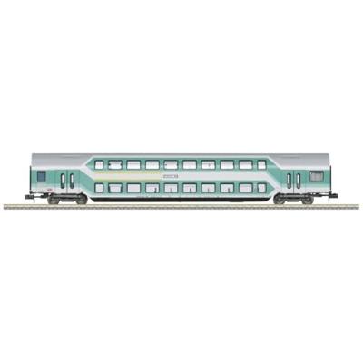 MiniTrix 18419 N dubbeldeksrijtuig DABz 755m 1e/2e klas van de DB AG