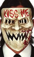 Kiss Me Halloween Masker - thumbnail