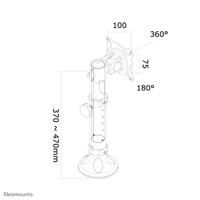 Neomounts FPMA-C050SILVER TV-plafondbeugel In hoogte verstelbaar 25,4 cm (10) - 76,2 cm (30) Kantelbaar en zwenkbaar - thumbnail