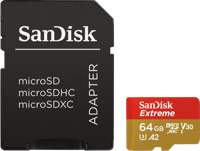 Sandisk microSDXC geheugenkaart - 64GB - Extreme - thumbnail