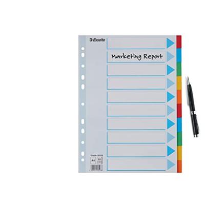 Esselte tabbladen 10 tabs