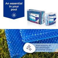 Zwembadafdekking Gre CV300 Blauw Ø 300 cm - thumbnail