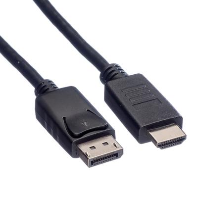 ROLINE GREEN DisplayPort Kabel DP - HDMI, M/M, zwart, 2 m