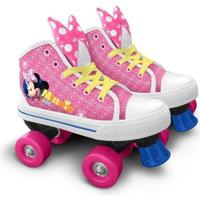 Disney Minnie mouse rolschaatsen meisjes roze/wit maat 28 - thumbnail