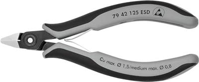 Knipex Zijsnijtang spitse-kop 125 mm ESD - 7942125ESD - thumbnail