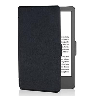 Lunso - Kobo Clara 2E hoes (6 inch) - sleep cover - Zwart
