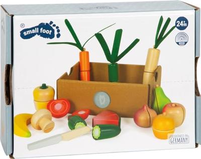 Small Foot - houten snij- en groenten speelset fresh, 14dlg. - thumbnail