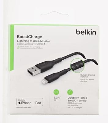 Belkin BOOSTCHARGE Lightning naar USB-A kabel