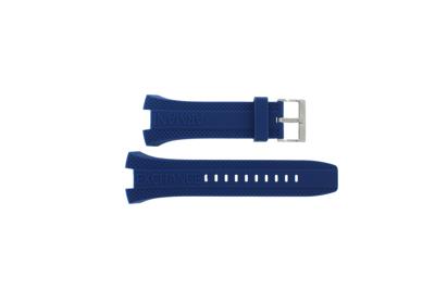 Horlogeband Armani Exchange AX1802 Silicoon Blauw 12mm