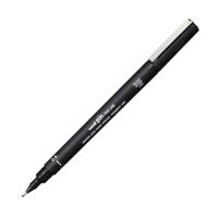 Uni Pin fineliner, ronde punt, 0,6 mm, zwart - thumbnail