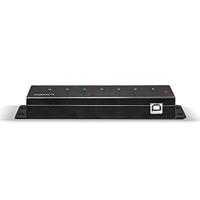 LINDY USB 2.0 Metalen Hub 7 Port 7 Port USB 2.0-Hub Zwart - thumbnail