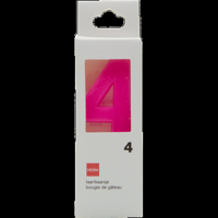 HEMA Taartkaarsjes Cijfer 4 bij Jumbo - thumbnail