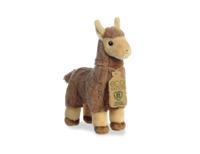 Eco Nation Pluchen knuffel - lama - 28 cm - thumbnail