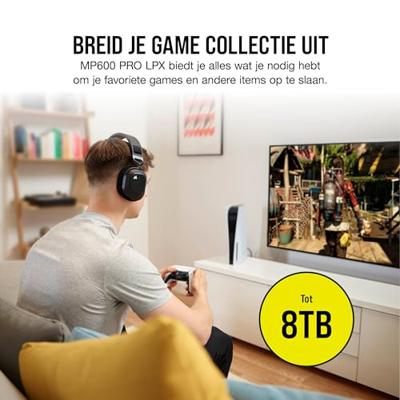 Corsair MP600 Pro LPX 2 TB NVMe/PCIe M.2 SSD 2280 harde schijf M.2 NVMe PCIe 4.0 x4 Retail CSSD-F2000GBMP600PLP