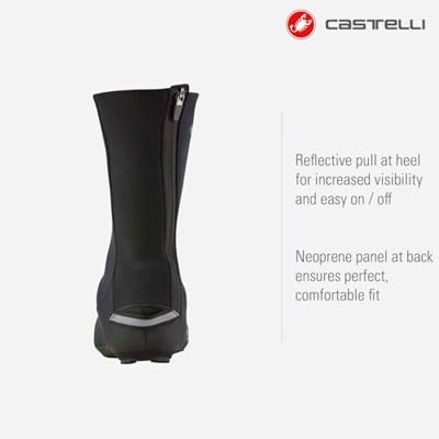 Castelli Espresso overschoenen zwart heren XL