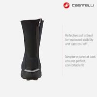 Castelli Espresso overschoenen zwart heren XL - thumbnail