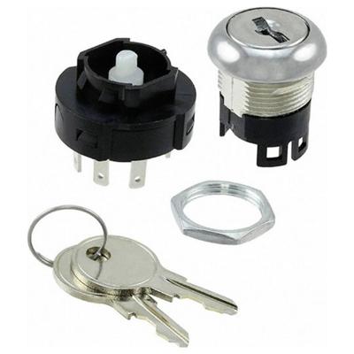 C & K Switches H201132F205NQ Switch lock H Series Sleutelschakelaar 125 V/AC, 125 V/DC 12 A 2x aan/aan 1 stuk(s)