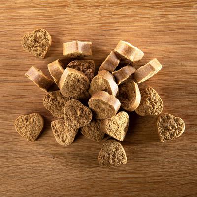 alsa-nature Eend- & Stoofappel-harten, 3 x 500 g