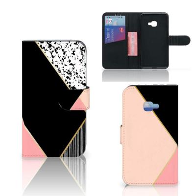 Samsung Galaxy Xcover 4 | Xcover 4s | Book Case | Zwart Roze Vormen